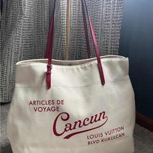 Louis Vuitton Articles De Voyage Cancun Cabas MM tote